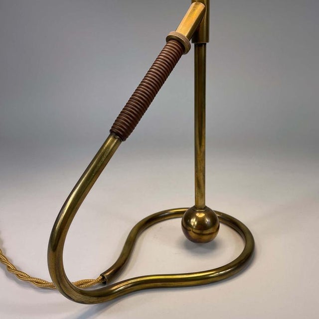 306 Adjustable Wall anf Table Lamp in Brass and Bakelite by Kaare Klint for Le Klint, Denmark, 1950s For Sale - Image 6 of 18