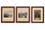 Portuguese Artist, Untitled, 19th Century, Engraving, Framed, Set of 3 For Sale - Image 6 of 6
