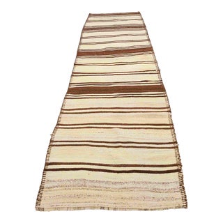 Vintage Stripe Kilim Runner For Sale