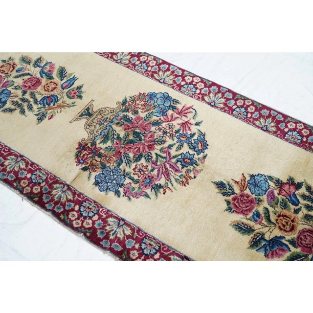 Fine Antique Persian Kerman Long Rug 2'5'' X 16'2'' For Sale In New York - Image 6 of 8