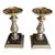 1970s Vintage Short Candlestick Holders- a Pair For Sale