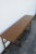Mid Century Oak Long Narrow Library Console Flip Top Dining Table 6125 For Sale - Image 13 of 18