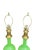 Pair of French Green Opaline Table Lamps For Sale - Image 9 of 9