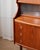 1960s Danish Teak Secretary Desk Attributed to Gunnar Falsig - Sliding Glass Doors For Sale - Image 16 of 18