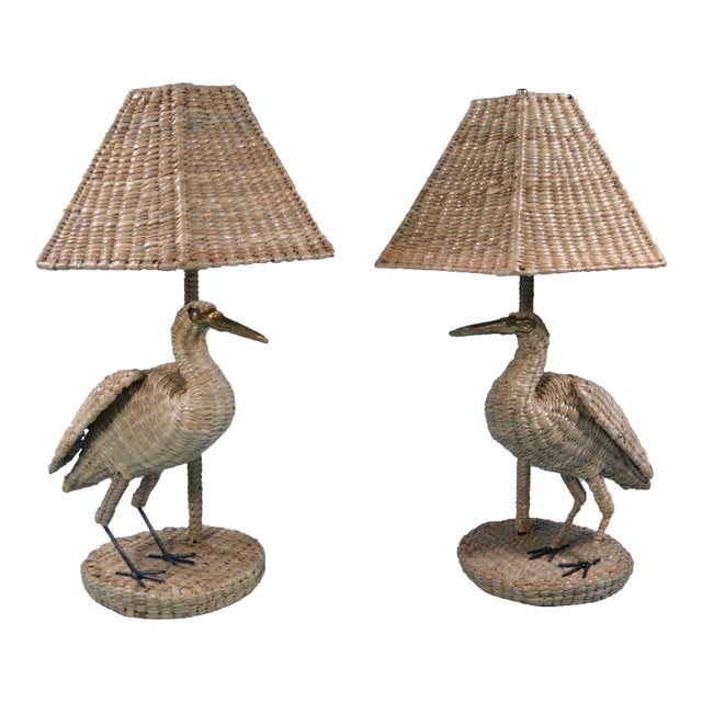 Crane Lamps Mario Lopez Torres - A Pair For Sale