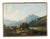Mountain Landscape with Figures, 1874, Oil on Canvas For Sale
