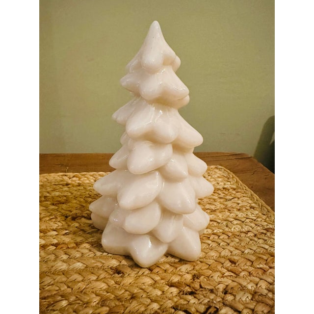 Pink Vintage Pink Art Glass Christmas Tree For Sale - Image 8 of 9