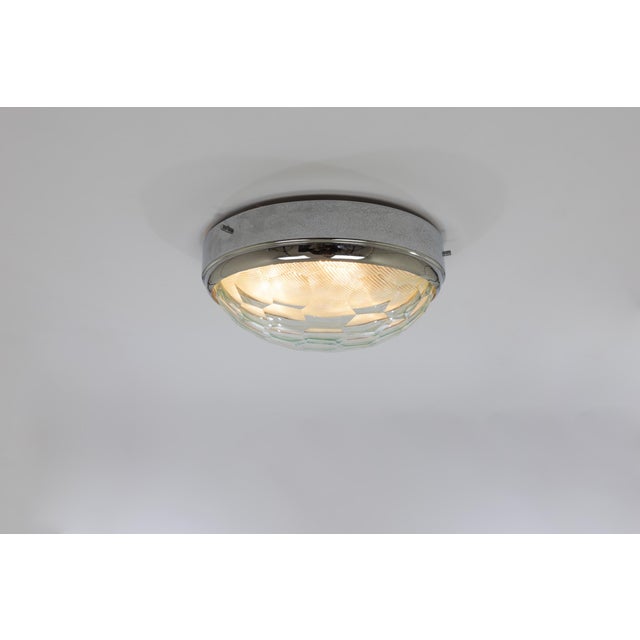 Ceiling Lamp with Faceted Glass by Pia Guidetti Crippa for Lumi, 1960s For Sale - Image 9 of 9