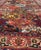 Measures: 7' x 11'6. This magnificent Antique Bakhtiari Rug features an all-over diamond garden design replete in with a...