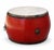 Monumental Antique 48" Chinese Ceremonial Drum Round Table Red Lacquered For Sale - Image 12 of 18
