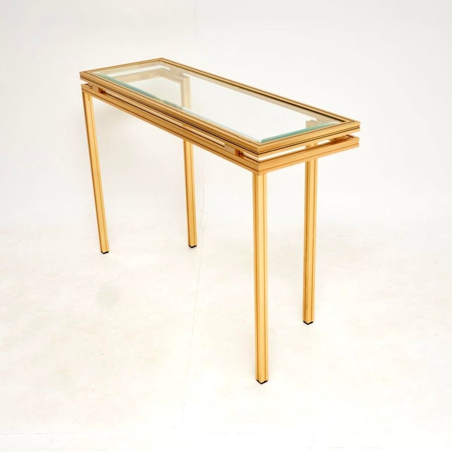 Vintage French Console Table from Pierre Vandel, 1970s For Sale - Image 4 of 10