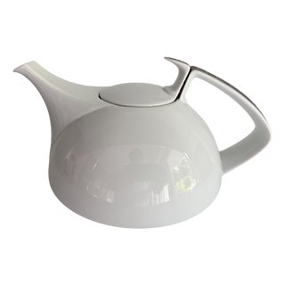 Skin Platin Tac Teapot by Walter Grophius / MC Millen for Rosenthal Studio Linie Germany Bauhaus, 2010 For Sale