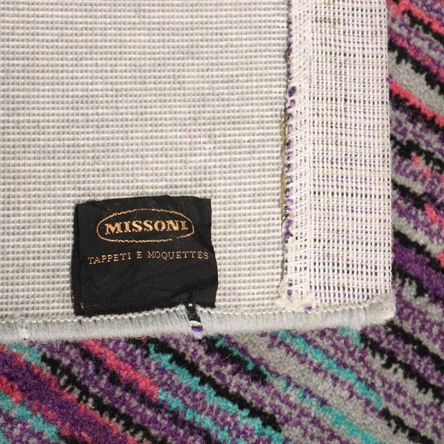 Textile Vintage Missoni Design Rug For Sale - Image 7 of 9