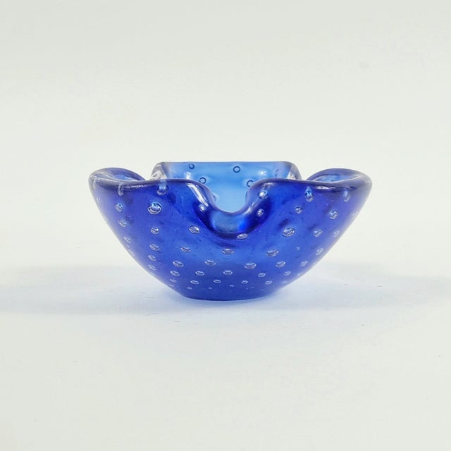 Mid-Century Modern Mid-Century Bullicante Murano Glass Catchall from Barovier & Toso, Italy, 1960s For Sale - Image 3 of 7