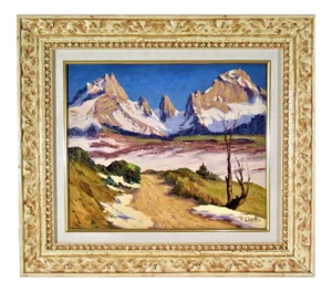 Florent Chade, Chamonix, le Mont Blanc, Circa 1950