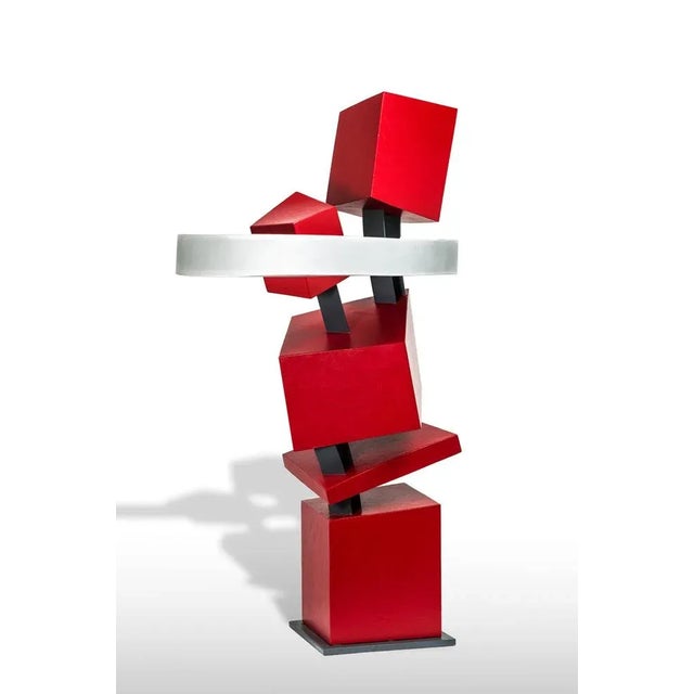 Thomas Schönauer, Circle Line Sculpture, 2007, Steel For Sale - Image 6 of 6