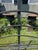 American Large Custom Hand Wrought Iron Lutyens Garden Bench For Sale - Image 3 of 10