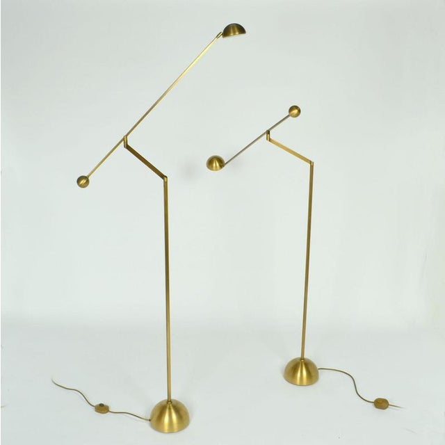 1970s Chrome Counter Balance Floor Lamp, 1970s For Sale - Image 5 of 16