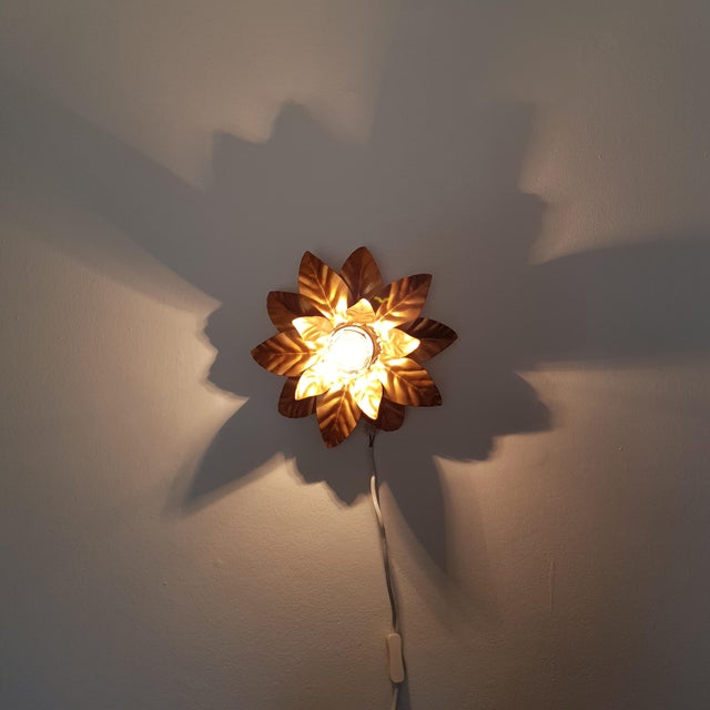 Florentine Wall or Ceiling Light by Hans Kögl, Germany, 1970s For Sale - Image 9 of 13