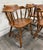 VTG Sprague & Carleton Colonial Revival Solid Maple Barrel Back Captain Chairs For Sale - Image 13 of 15