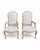 Blue Custom Built French Country Chairs- a Pair For Sale - Image 8 of 14