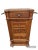 Antique Late 19th Century Marble Top Tall Linen Cabinet Nightstand For Sale - Image 12 of 13