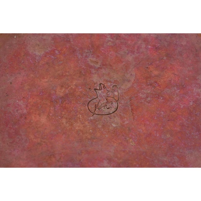 Ramon Ramirez Arts & Crafts Hammered Copper Vase For Sale - Image 11 of 13