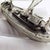 Vintage Italian Handmade Genuine Silver Galleon Sailing Ship Large Figurine, Made in Tuscany in 1991 For Sale - Image 9 of 13
