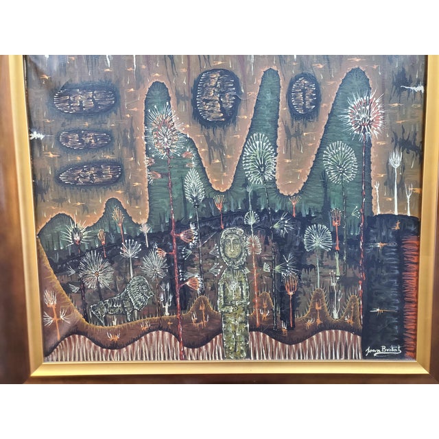 1960s Joan Brotat Painting For Sale - Image 4 of 12