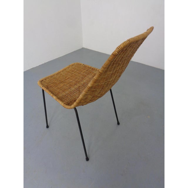 Basket Chair by Gian Franco Legler, Italy, 1950s For Sale - Image 10 of 15