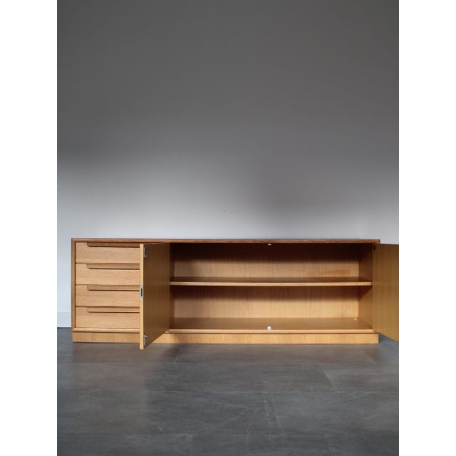 Mid-Century Modern Vintage German Sideboard in Oak from WK Møbel, 1960s For Sale - Image 3 of 12