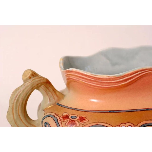 1950s Antique French Ceramic Planter, 1950s For Sale - Image 5 of 10