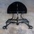 Early 20th Century Art Deco Italianate Demilune Table Black Painted Hand Wrought Iron Base For Sale - Image 15 of 18
