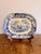Antique Victorian Blue and White Meat Platter, 1890 For Sale - Image 4 of 4