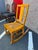 Vintage Rustic Country Colonial Oak Wood Cane Rocking Chair Solid mixed wood frame, caning seat Approximate measures:L...