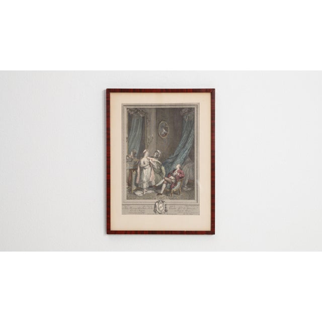 Early 20th Century France Sienna Wood Print For Sale - Image 14 of 15