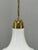 Behr Art Deco Glass Pendant Lamp by Peter Behrens for Siemens, Germany, 1930s For Sale - Image 4 of 11