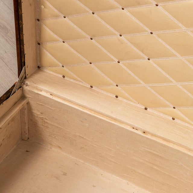 Antique French Cabin Trunk in Louis Vuitton, 1910 For Sale - Image 16 of 18