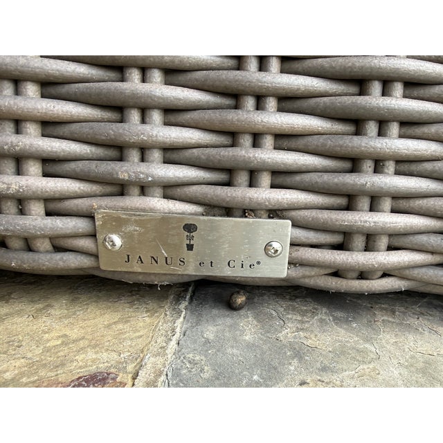 Wood Janus Et Cie Zeya Outdoor Lounge Chairs, Set of 3 For Sale - Image 7 of 10