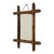 Antique faux bamboo mirror with original spotted mirror plate, entirely in Chinoiserie style; this style was very popular...