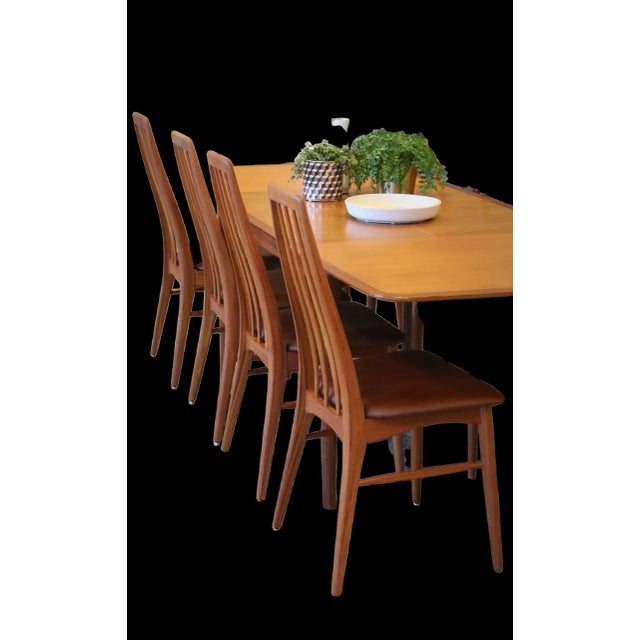 Eva Chair in Solid Teak with Upholstery in Leather by Niels Kofoed For Sale - Image 10 of 12