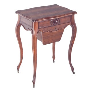 English Rosewood Potty Table, 1890s For Sale