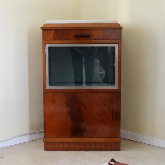 Auxiliary Cabinet with Art Deco Showcase For Sale - Image 6 of 6