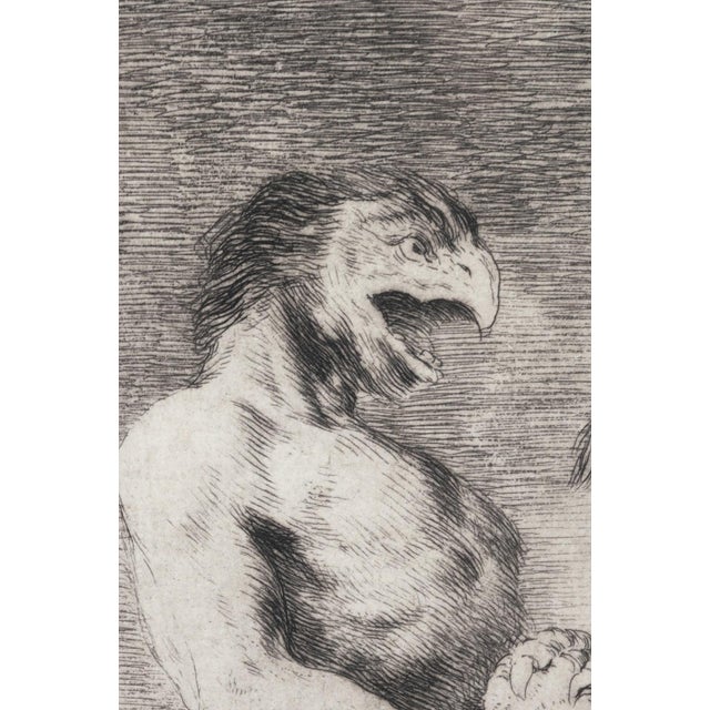 Francisco Goya - Miren Que Grabes! (From Los Caprichos), 1799 / 1868 Etching For Sale - Image 10 of 10