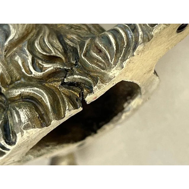 Metal Italian Ottone Stopper of Pastore Dog, 1960s For Sale - Image 7 of 12