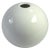 White Postmodern White Ceramic Ball Vase, 1980s For Sale - Image 8 of 8
