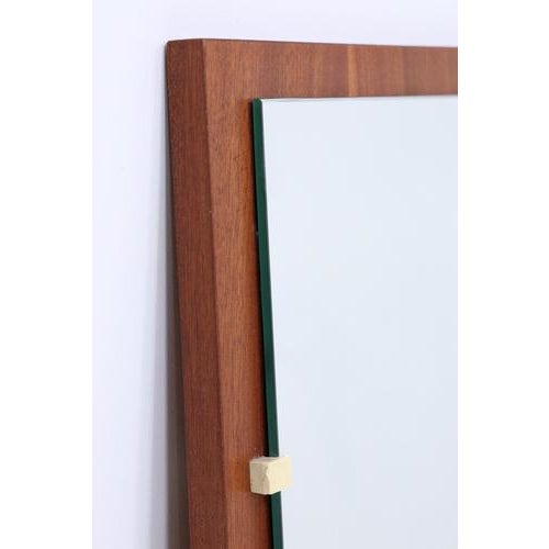 1960s Mid-Century Wall Mirror from VEB Möbelwerk, 1960s For Sale - Image 5 of 8