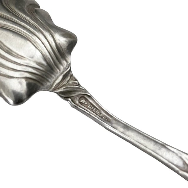 Early 1900s Watson Sterling Silver Jam Spoon For Sale - Image 6 of 7
