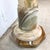 Vintage Onyx Column Pedestal With Vase For Sale - Image 10 of 12