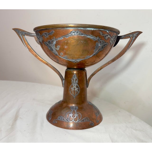 Antique 1912 Madison Club Heintz Sterling Silver Bronze Art Deco Golf Trophy For Sale - Image 11 of 17
